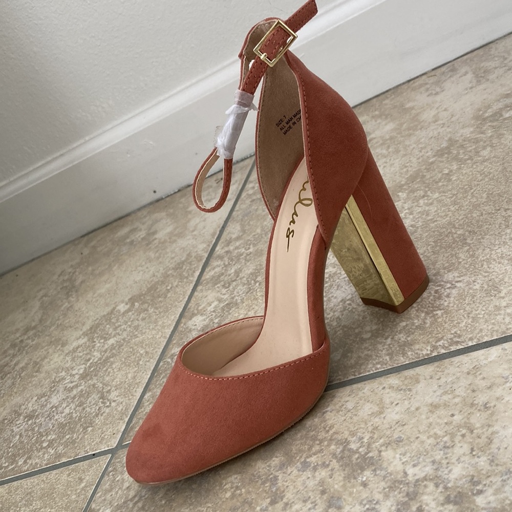 Lulus pink pastel heels (BRAND NEW) 7 - Picture 2 of 5